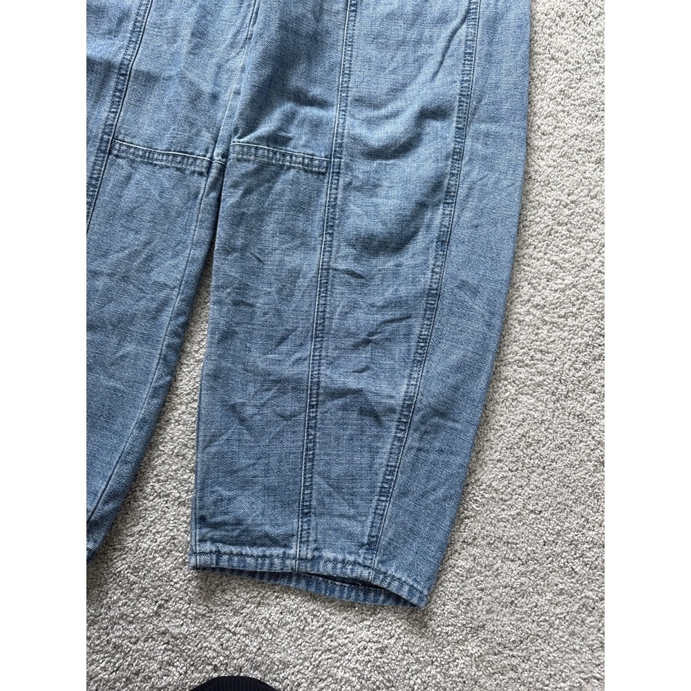 Universal Thread Womens Easy Barrel High Rise Pants Light Cotton Size 00 24x26‎ - Picture 2 of 6